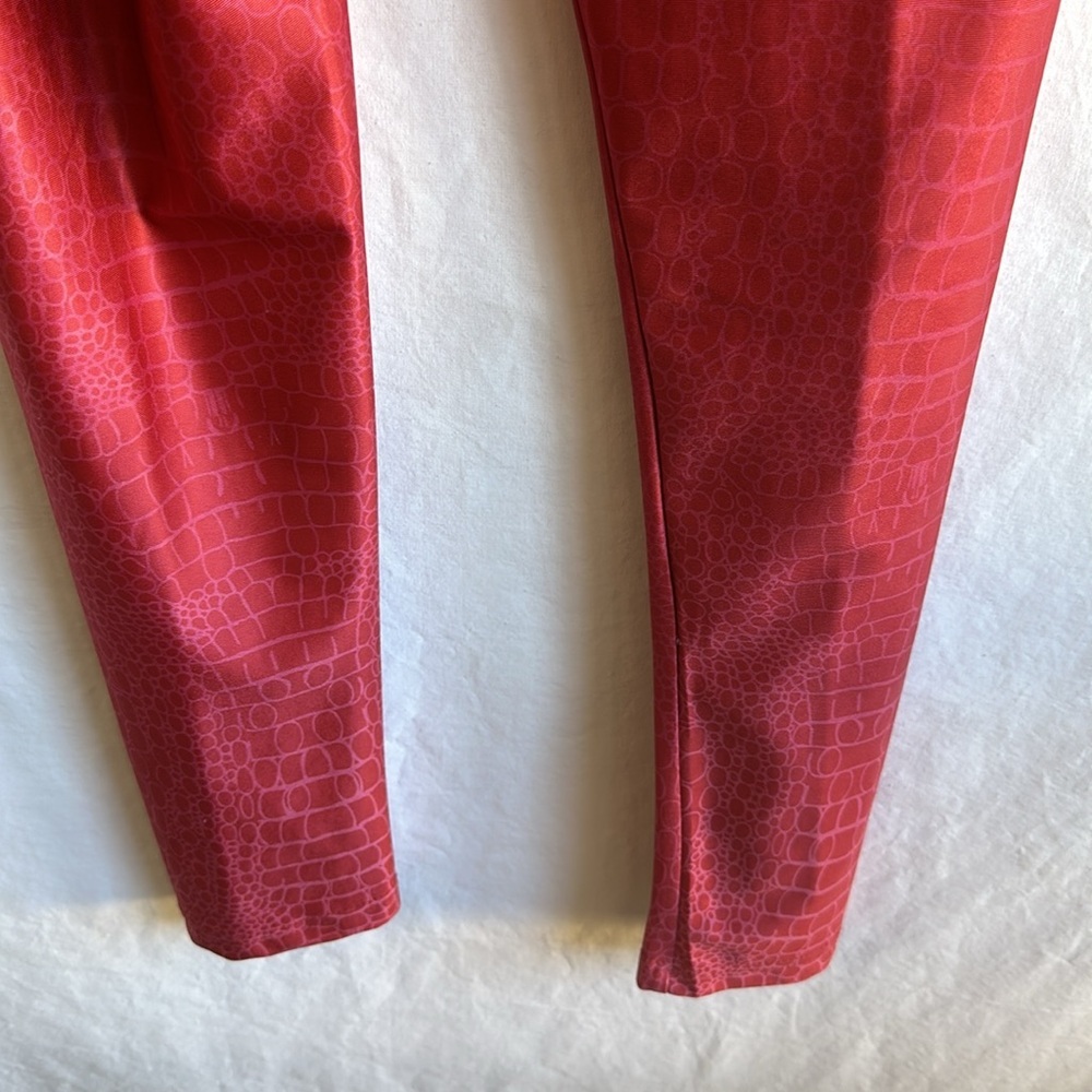 NFL Team Apparel Zubaz red Arizona Cardinals leggings, size L - Picture 7 of 9